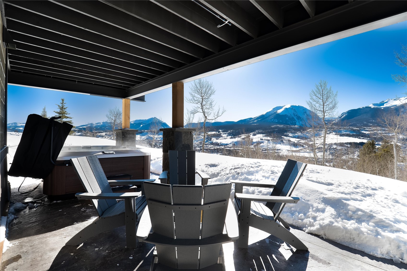 356 Angler Mountain Ranch Road Silverthorne, CO 80498 - Photo 31 of 35 Patio off lower level