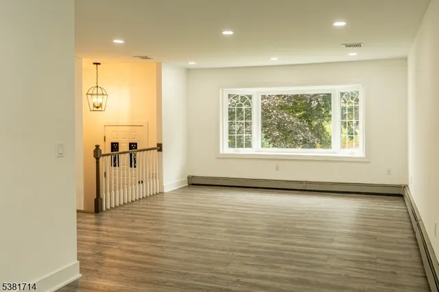 a view of a large window