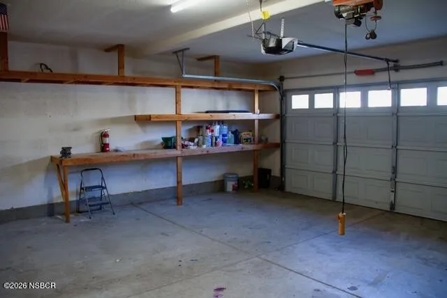 a view of a room with racks