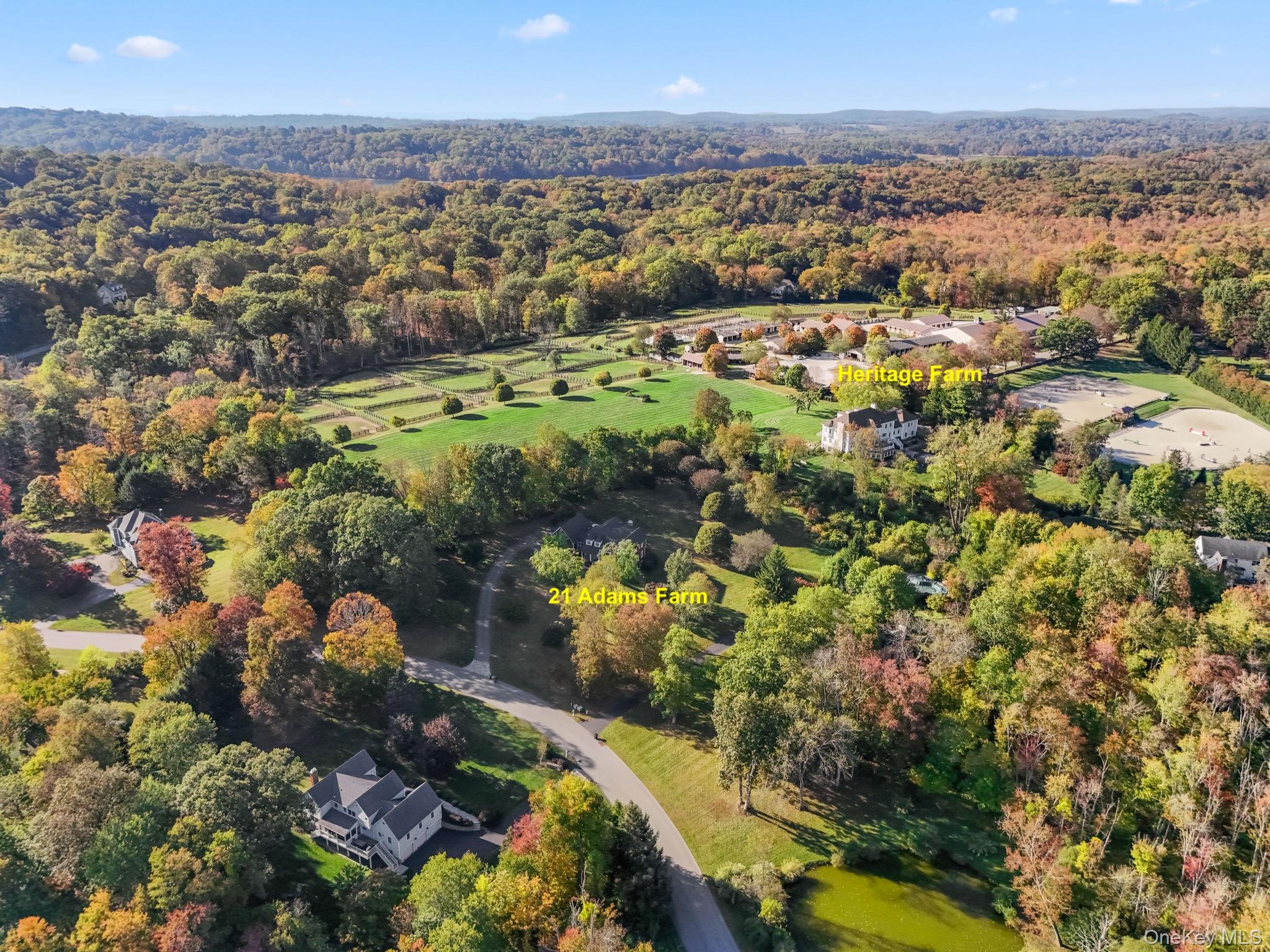 21 Adams Farm Road Katonah, NY 10536 - Photo 44 of 47 an aerial view of a city