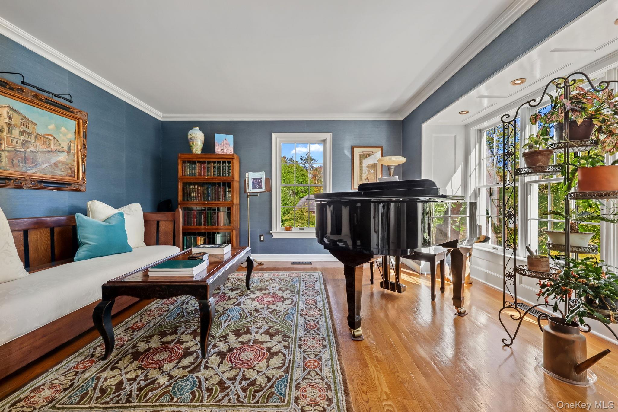21 Adams Farm Road Katonah, NY 10536 - Photo 6 of 47 a living room with furniture and a wooden floor