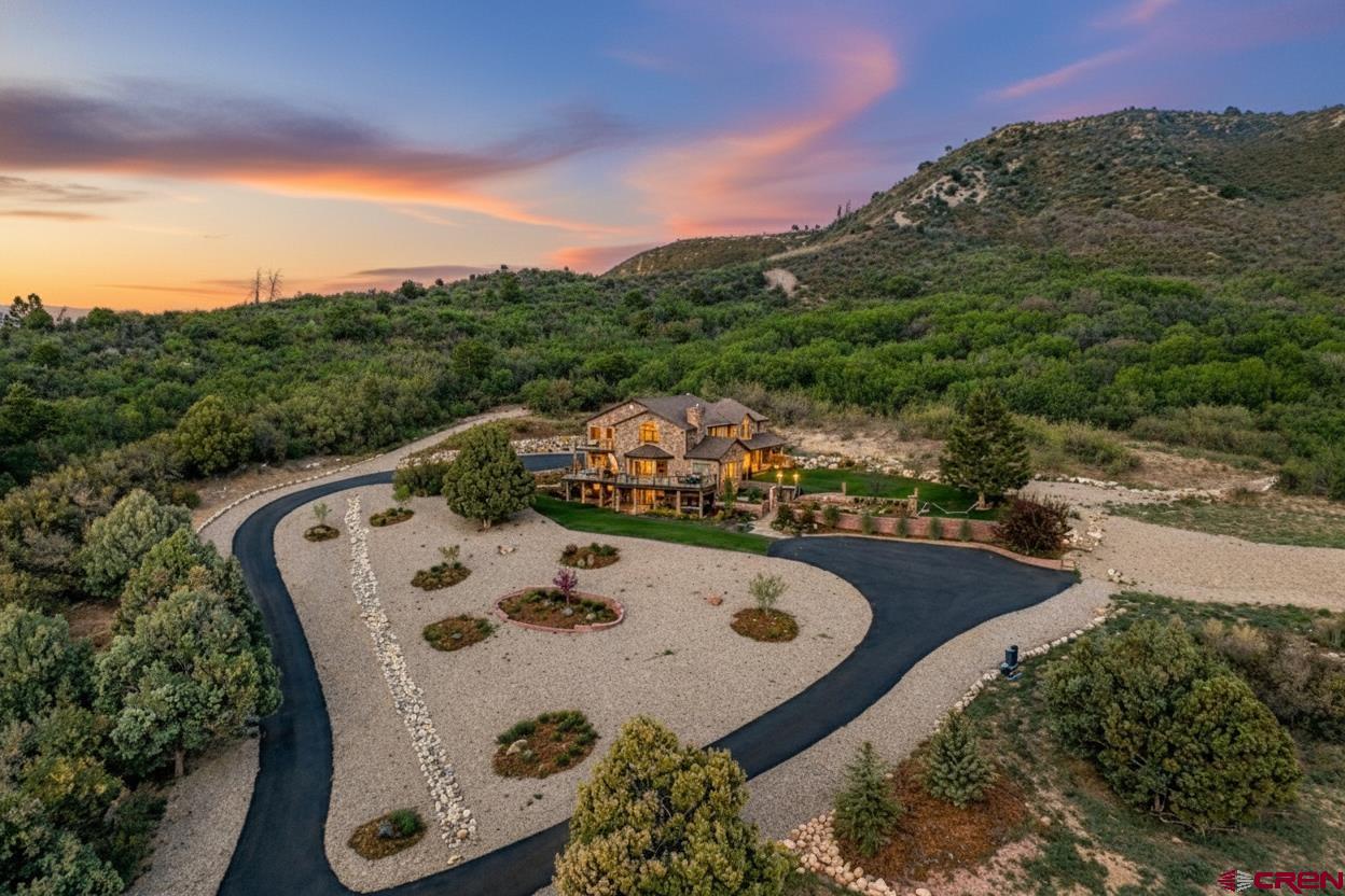 201 Ute Canyon Road Durango, CO 81301 - Photo 14 of 44 a view of roof and wooden floor