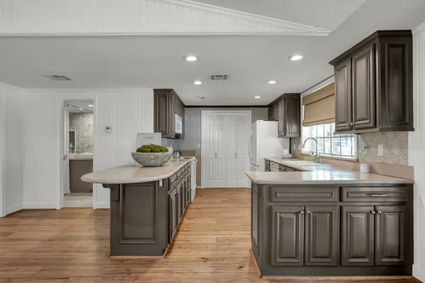 a room with a bed and a window