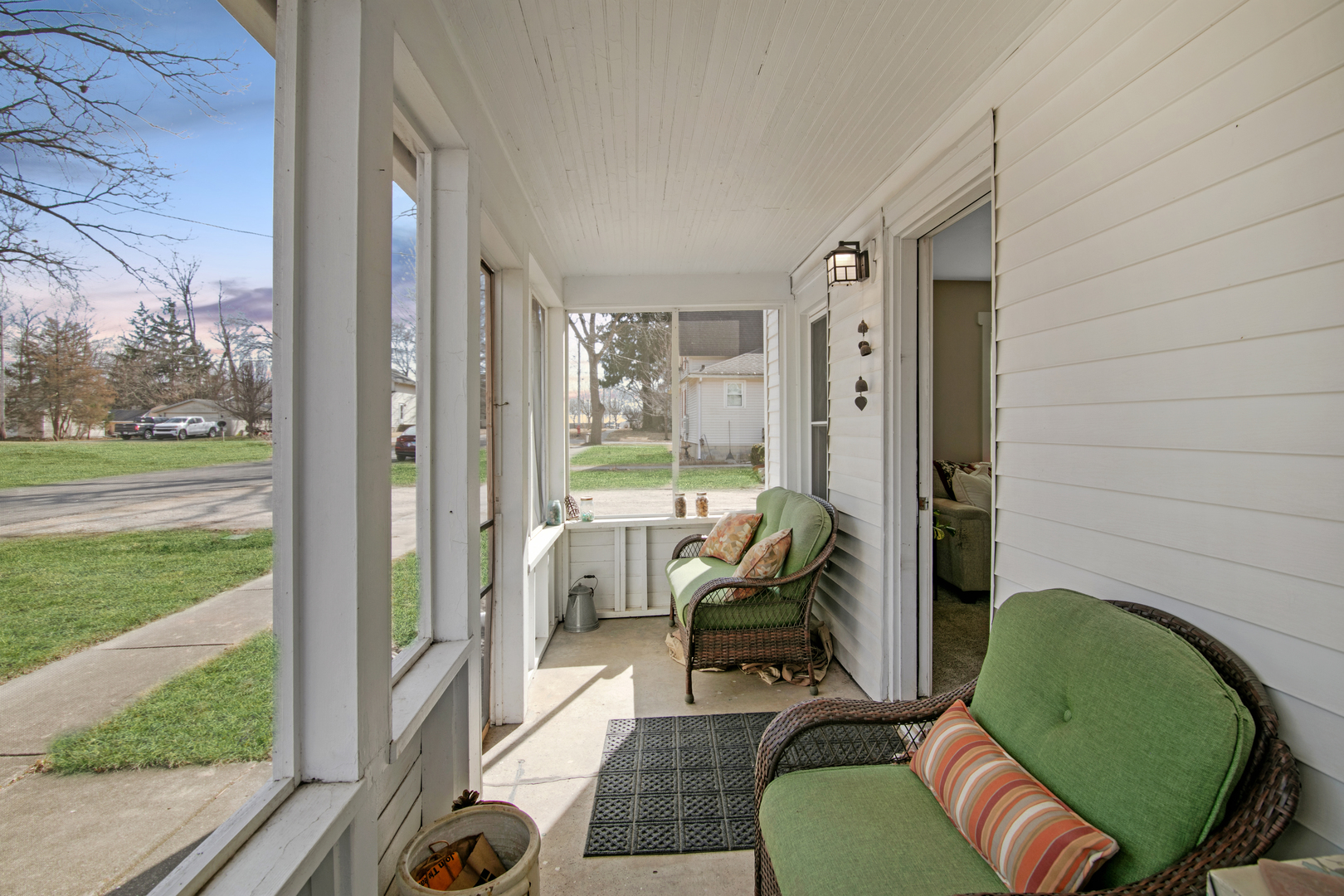 417 Virgil Street Maple Park, IL 60151 - Photo 14 of 26 a balcony with chairs and a table