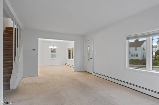 a view of an empty room with window