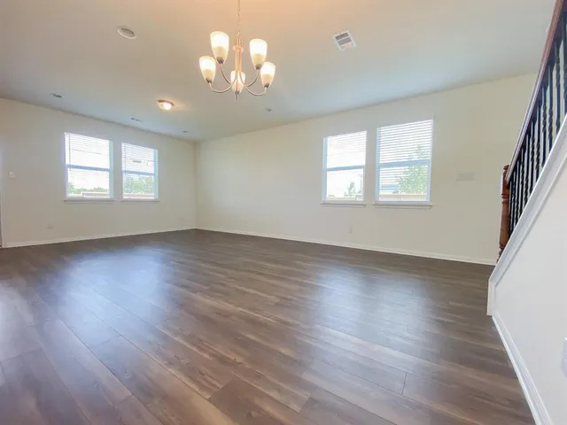 a view of livingroom with hardwood floor and window