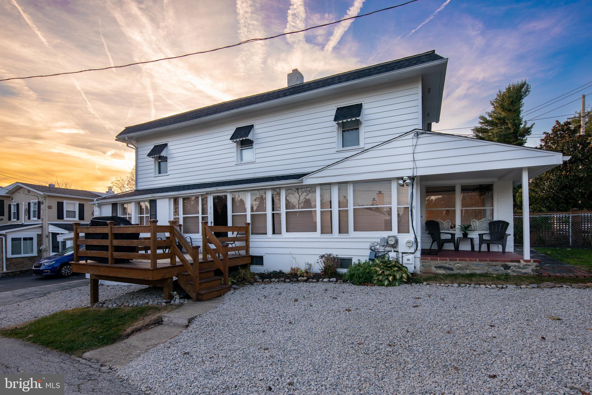 96 East Conestoga Road Devon, PA 19333 - Photo 32 of 35 Side View with Deck