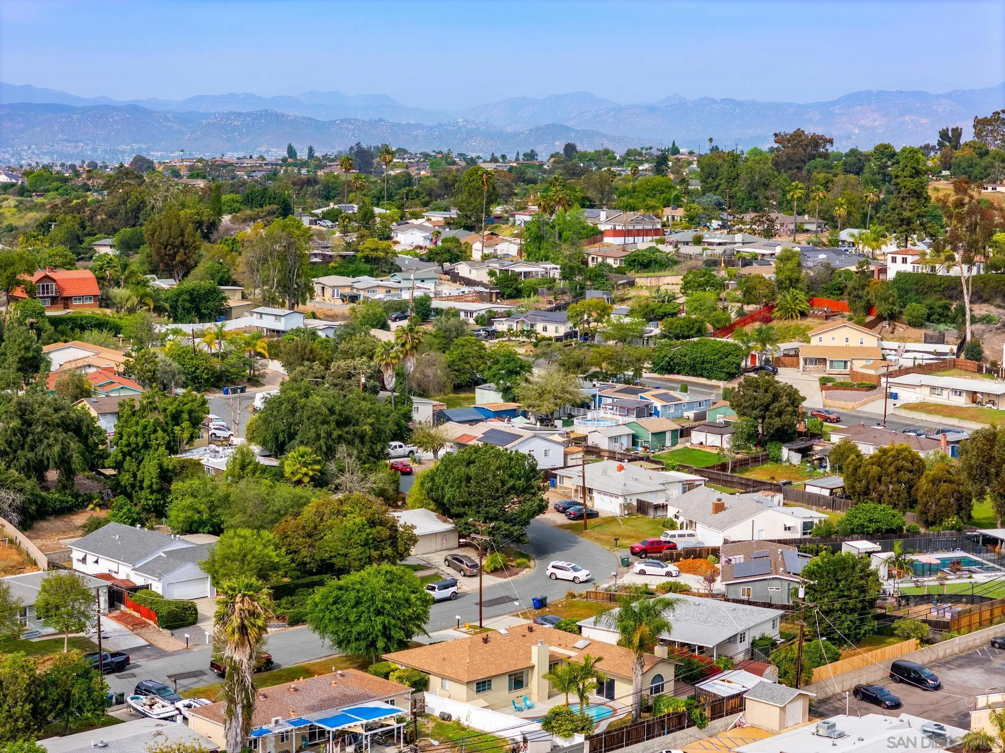 2529 Littleton Road El Cajon, CA 92020 - Photo 18 of 26 an aerial view of residential houses with outdoor space