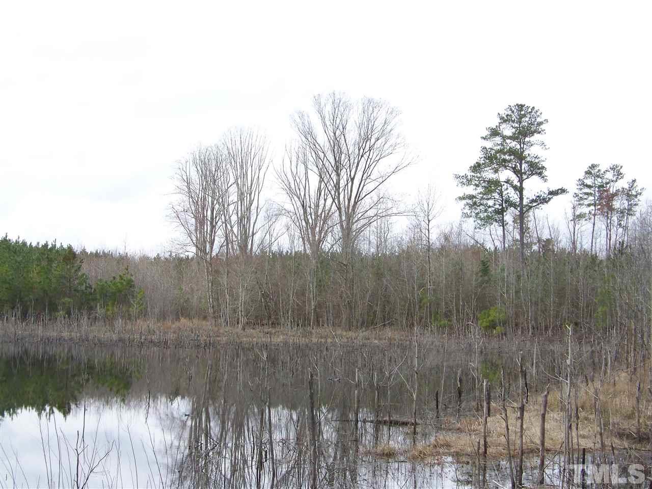 1 Duke Memorial Road Spring Hope, NC 27882 - Photo 15 of 27 a view of a lake with a yard and large trees