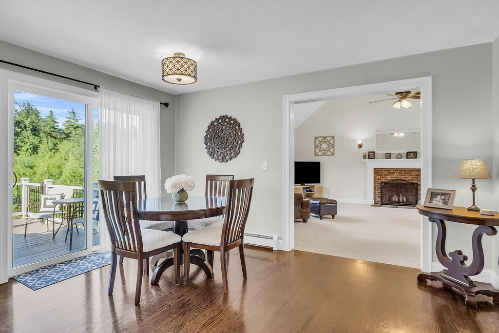 65 Easter Brook Road Lunenburg, MA 01462 - Photo 15 of 39 a view of a dining room with furniture window and outside view