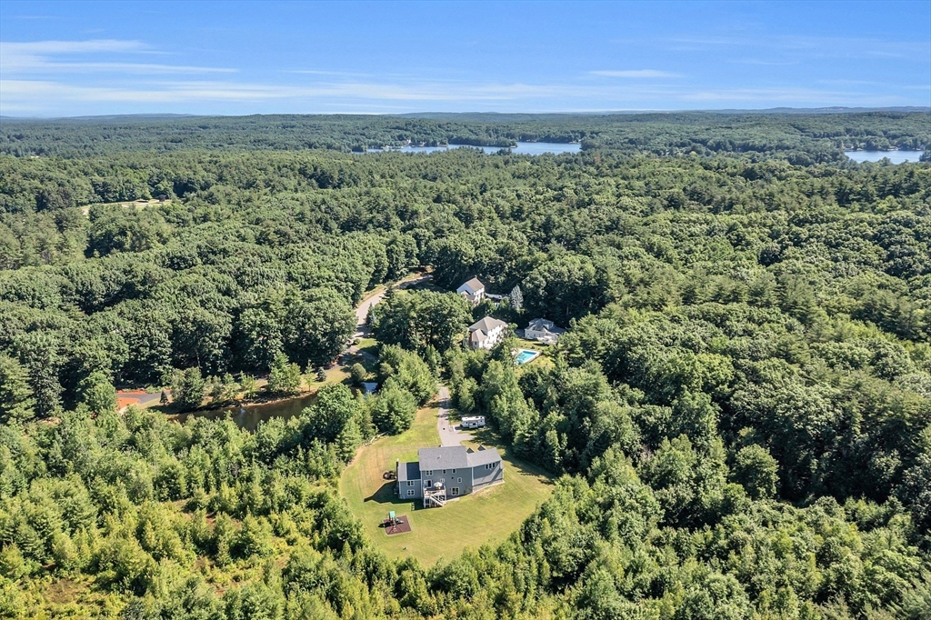 65 Easter Brook Road Lunenburg, MA 01462 - Photo 39 of 39 an aerial view of a houses with a yard