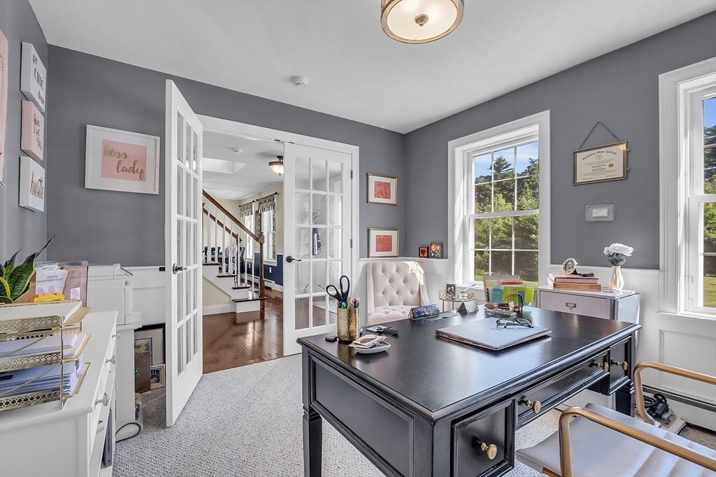 65 Easter Brook Road Lunenburg, MA 01462 - Photo 8 of 39 a view of a workspace with furniture and a window