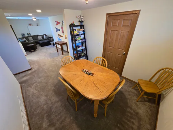 a view of livingroom with furniture and wooden floor