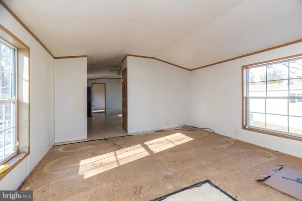 a view of a room with window