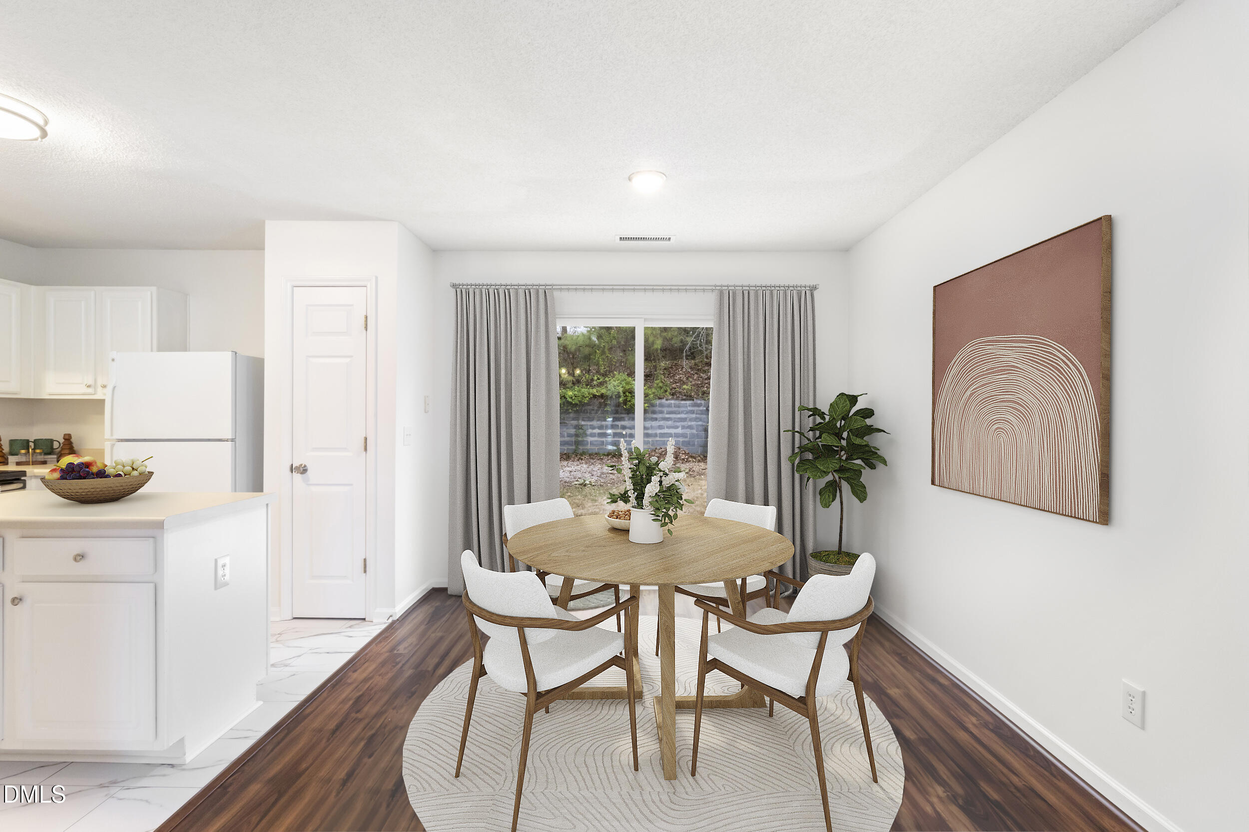 4616 Silverdene Street Raleigh, NC 27616 - Photo 10 of 42 a dining room with furniture and window