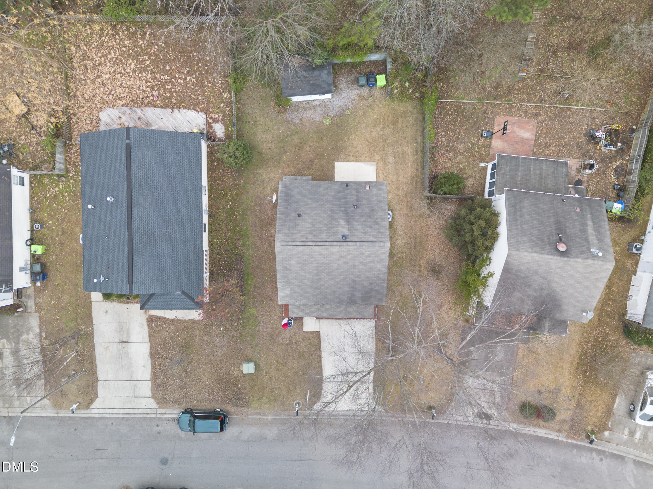 4616 Silverdene Street Raleigh, NC 27616 - Photo 38 of 42 an aerial view of residential houses with outdoor space