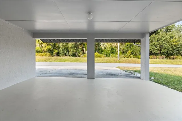 a house view with a garden space