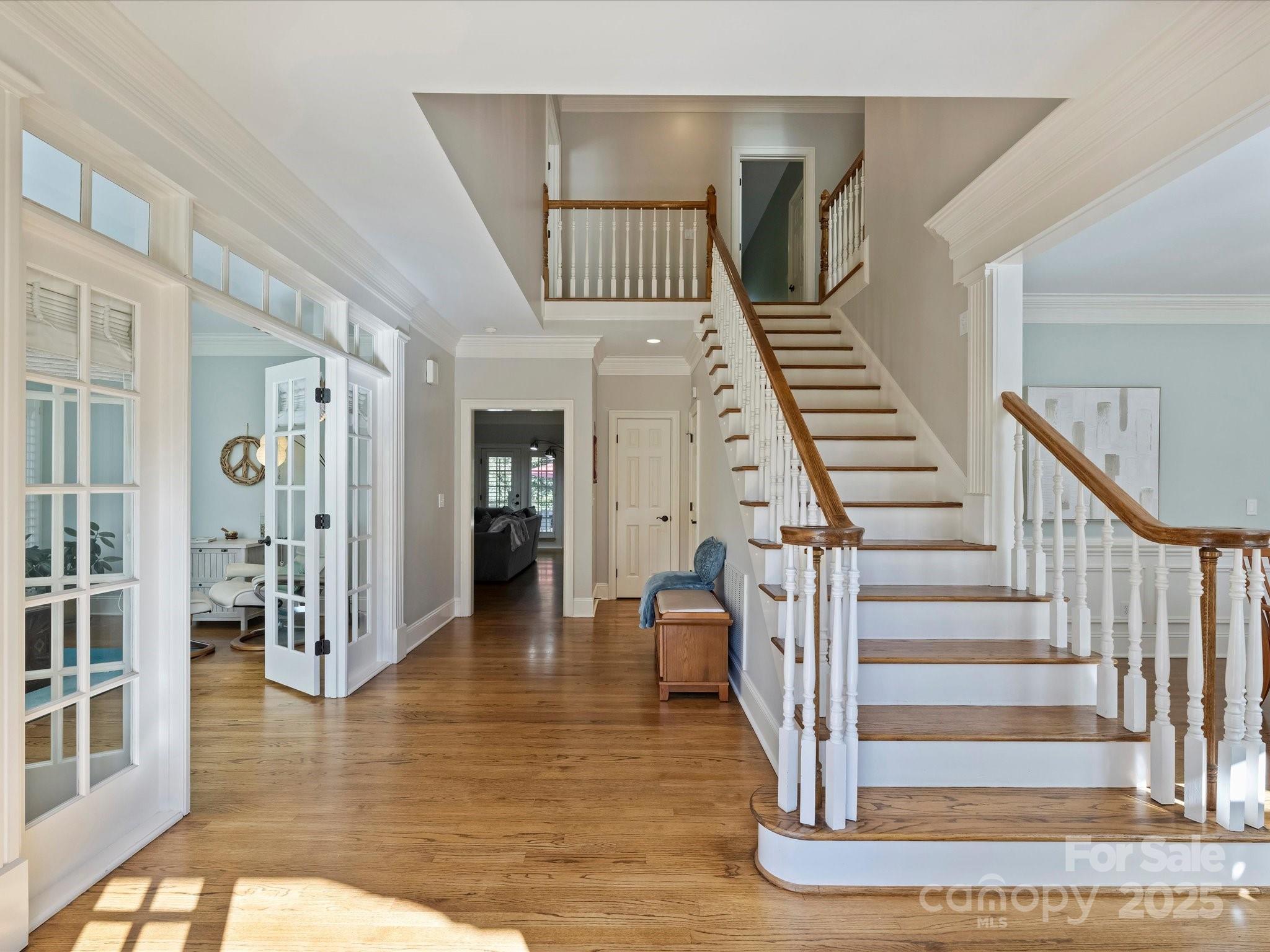 1738 Bardstown Road Charlotte, NC 28226 - Photo 5 of 40 a view of entryway and hall with wooden floor