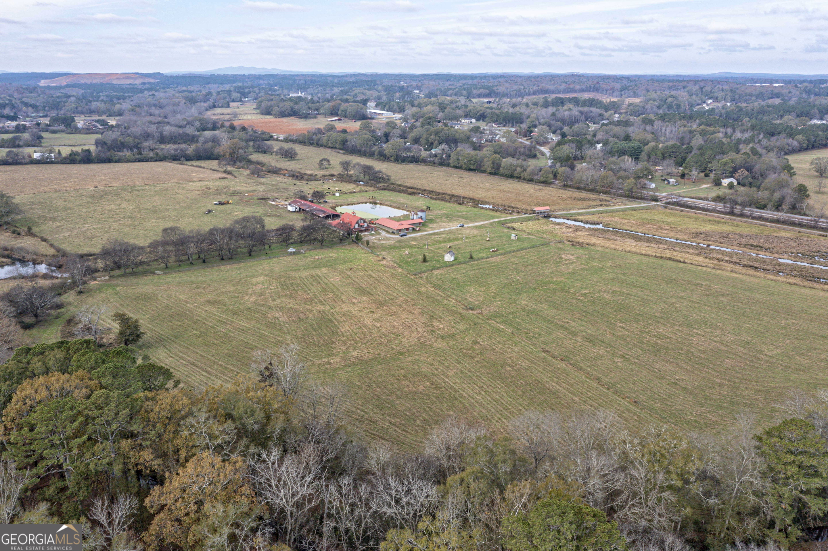 1907 Old Cedartown Road Cedartown, GA 30125 - Photo 68 of 83 an aerial view of residential houses with outdoor space