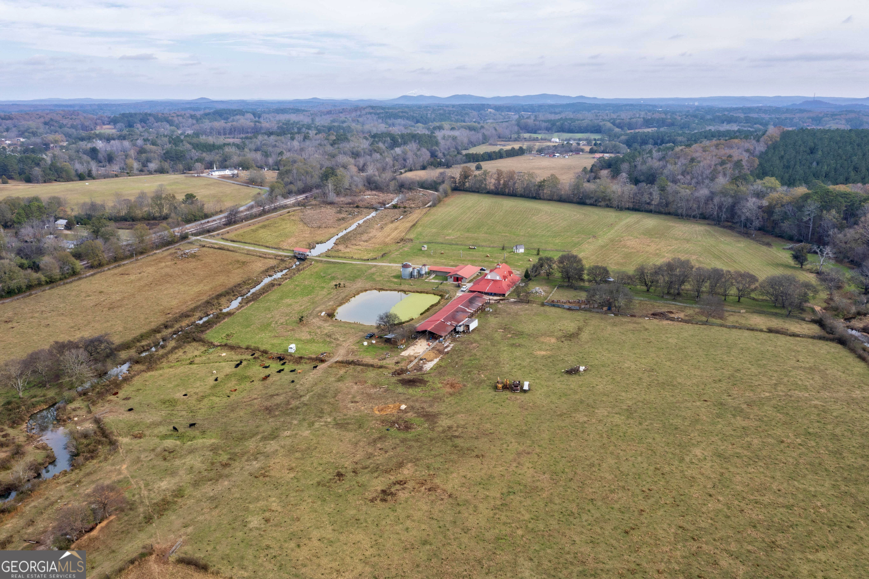 1907 Old Cedartown Road Cedartown, GA 30125 - Photo 75 of 83 an aerial view of a house with a yard