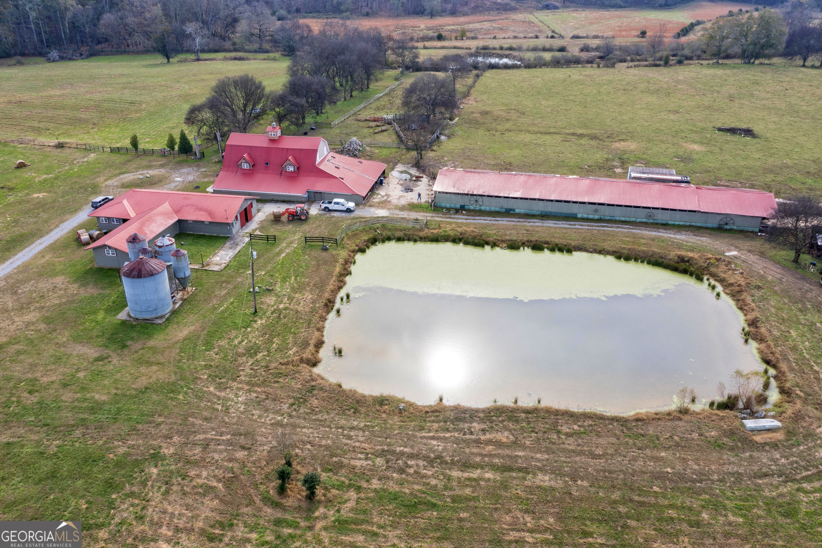 1907 Old Cedartown Road Cedartown, GA 30125 - Photo 79 of 83 a view of a lake with a mountain in the background