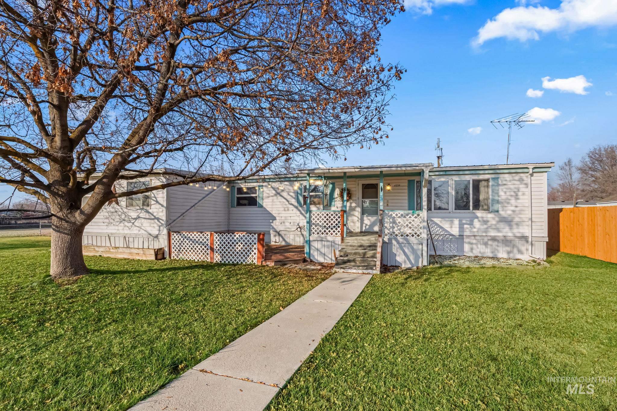 View of front facade featuring covered porch