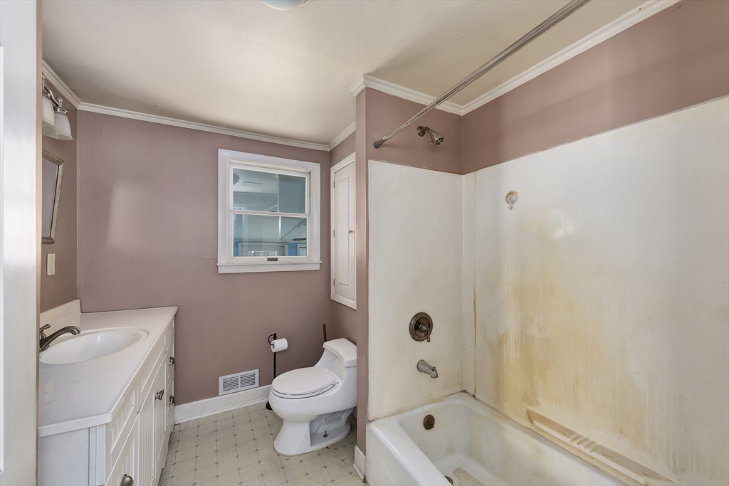 16 Killam Hill Road Boxford, MA 01921 - Photo 13 of 34 a bathroom with a toilet sink vanity tub and shower