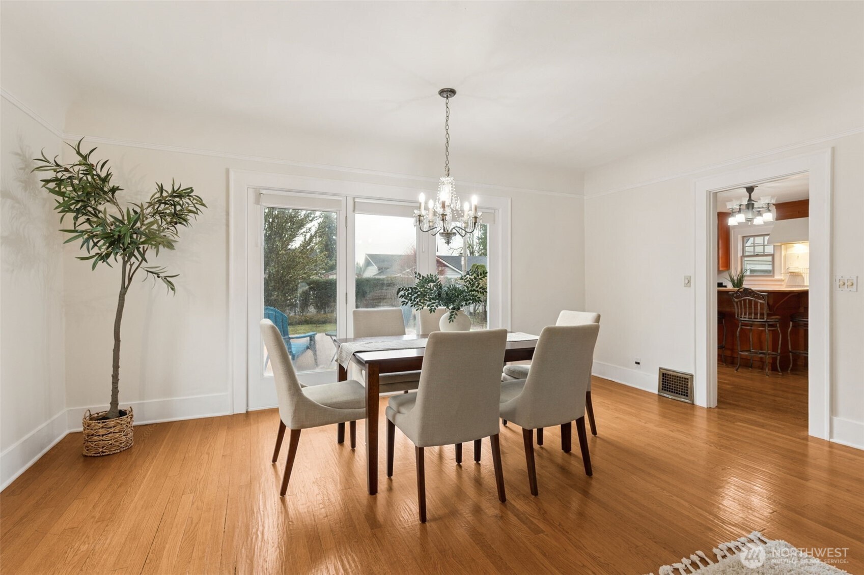 2305 Columbia Street Southwest Olympia, WA 98501 - Photo 14 of 34 a dining room with furniture window and wooden floor
