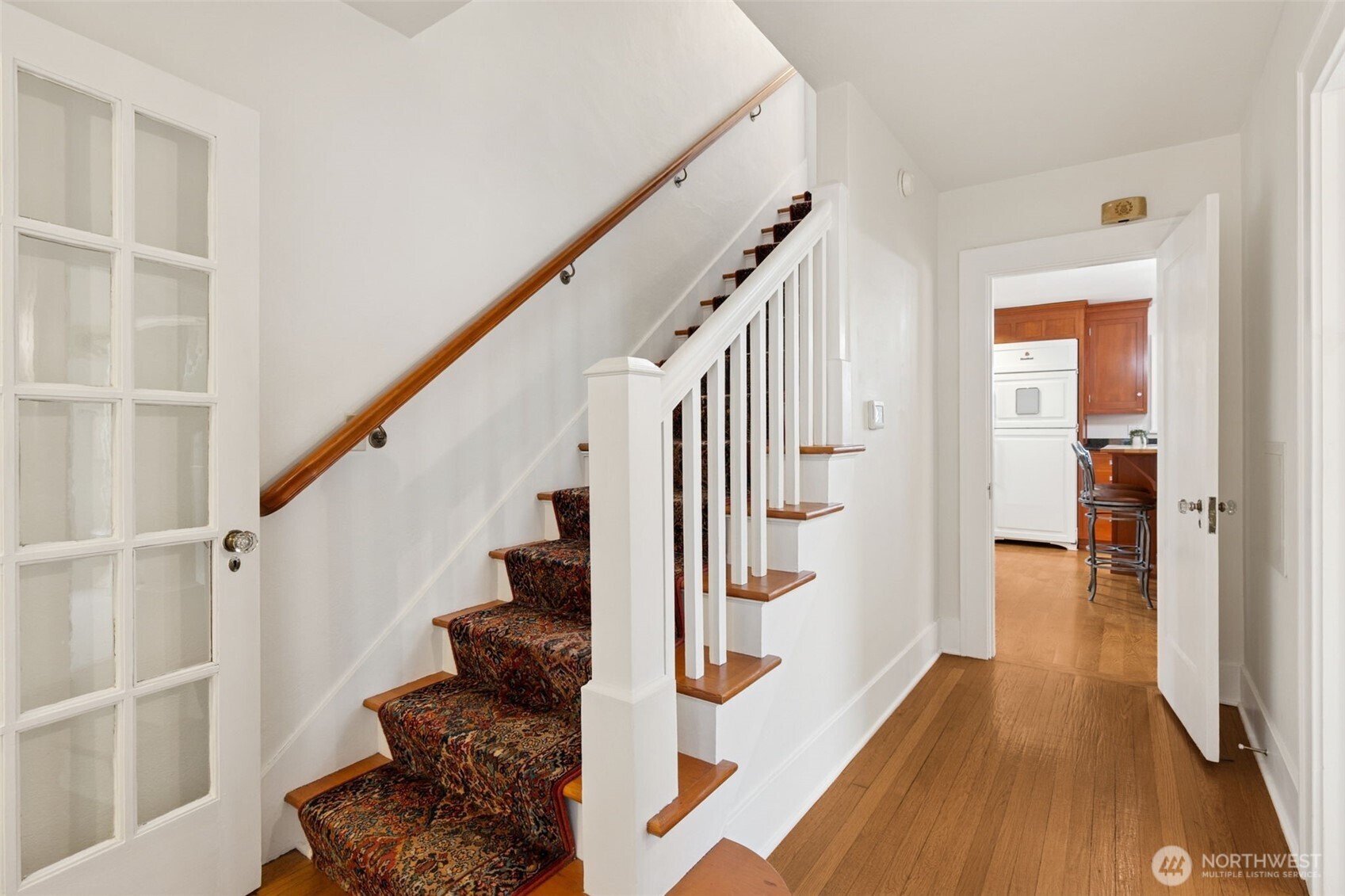 2305 Columbia Street Southwest Olympia, WA 98501 - Photo 4 of 34 a view of entryway and hall with wooden floor