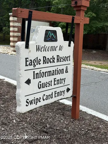 a view of sign board