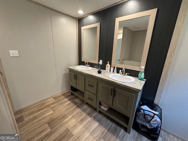 2470 Kitchen Road Dexter, GA 31019 - Photo 31 of 56 a spacious bathroom with a double vanity sink and a mirror