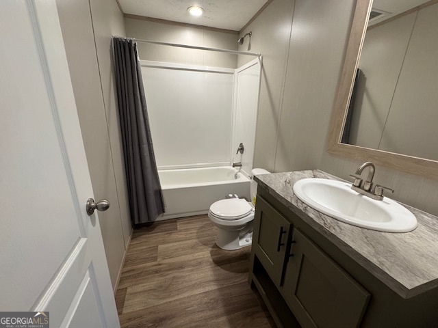2470 Kitchen Road Dexter, GA 31019 - Photo 7 of 30 a bathroom with a sink a toilet a mirror and shower