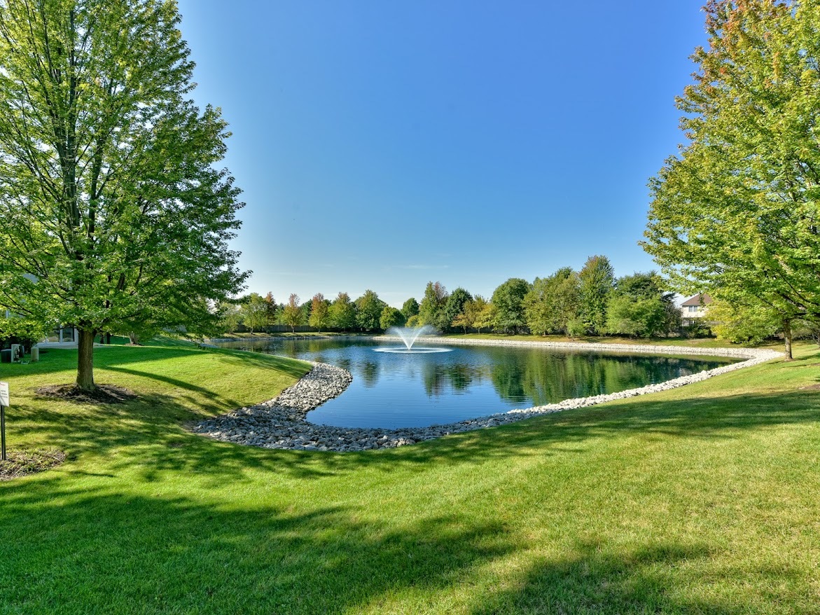 3110 Crystal Rock Road Naperville, IL 60564 - Photo 26 of 27 a view of a lake with a big yard and large trees