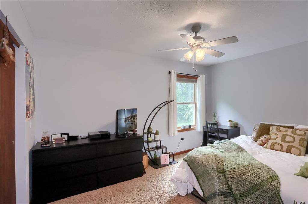 135 Staff Road Slippery Rock, PA 16057 - Photo 16 of 25 a bedroom with a bed window and dresser