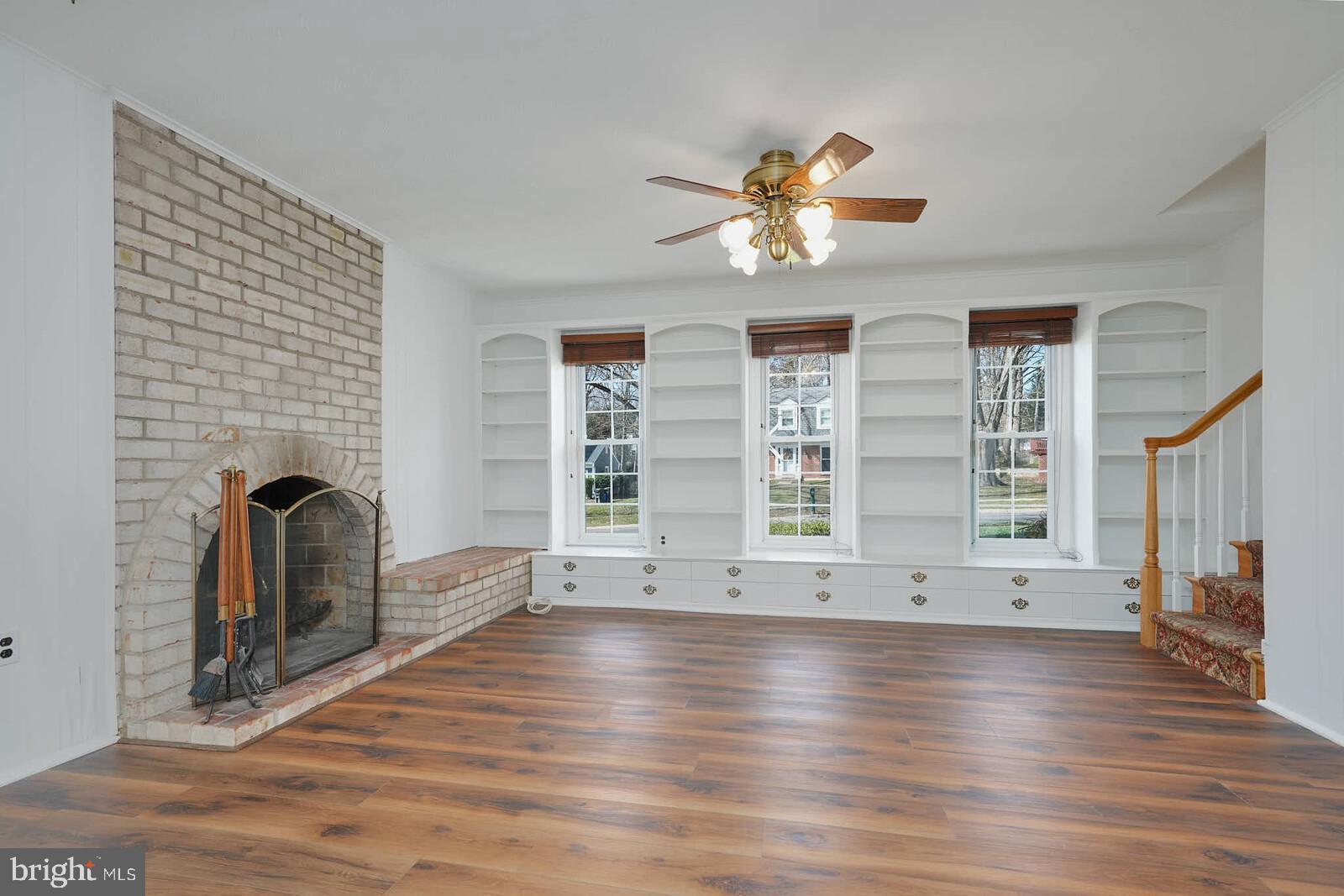 12517 Kuhl Road Silver Spring, MD 20902 - Photo 31 of 55 Family room with wood burning fireplace