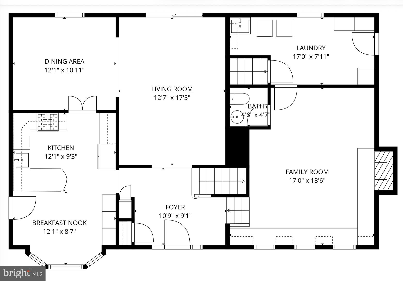12517 Kuhl Road Silver Spring, MD 20902 - Photo 52 of 55 Main and lower level floor plans