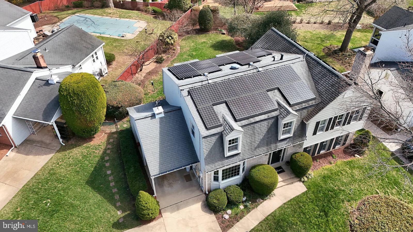 12517 Kuhl Road Silver Spring, MD 20902 - Photo 50 of 55 Aerial shot of front of home