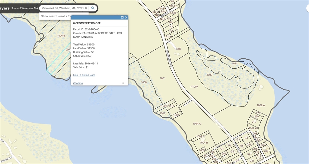 0 Cromesett Road Wareham, MA 02571 - Photo 9 of 9 view of a swimming pool