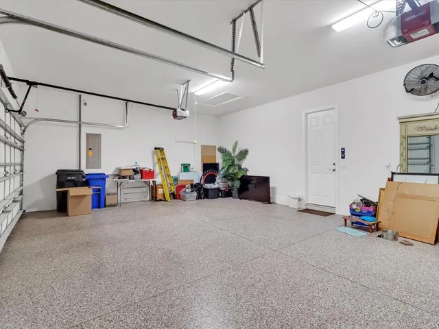 a view of a porch with a backyard