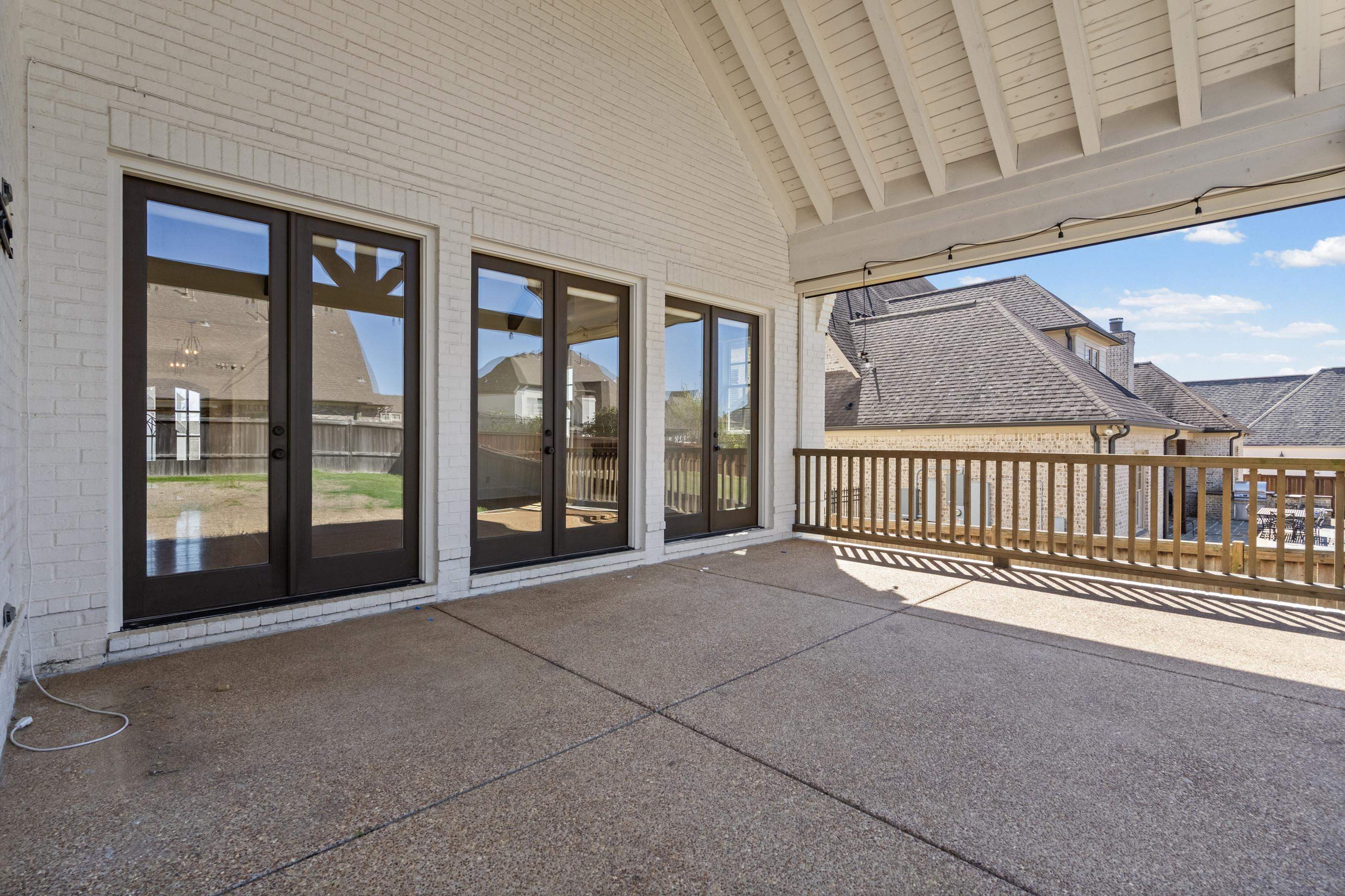12608 Bravo Road Collierville, TN 38017 - Photo 38 of 40 View of patio / terrace featuring french doors