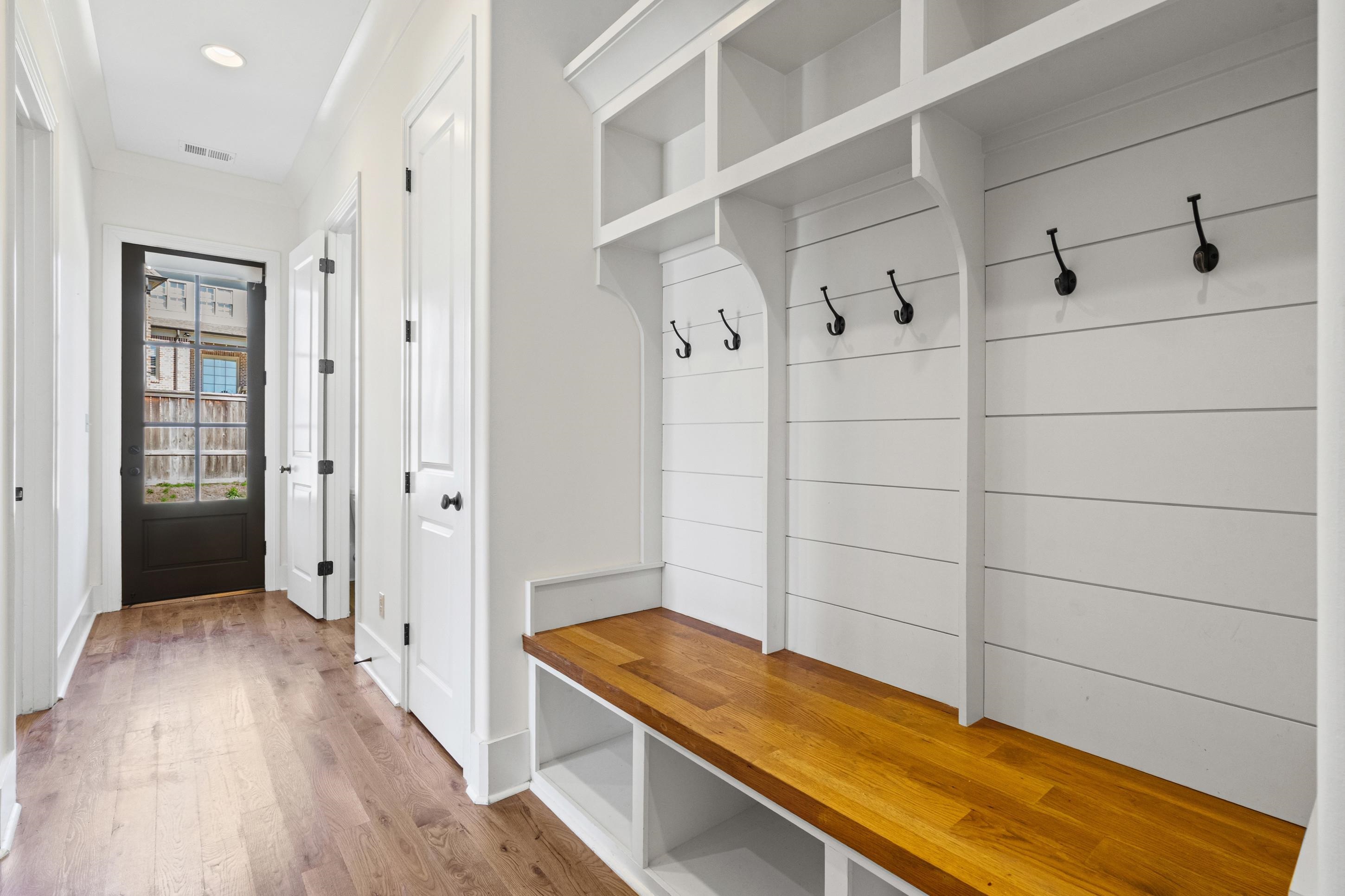 12608 Bravo Road Collierville, TN 38017 - Photo 4 of 40 Mudroom with light wood finished floors and recessed lighting
