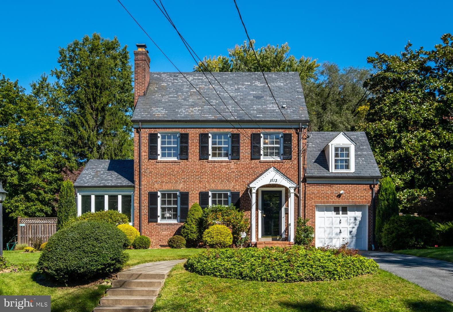 1113 Woodside Parkway Silver Spring, MD 20910 - Photo 1 of 32 Gracious Brick Colonial