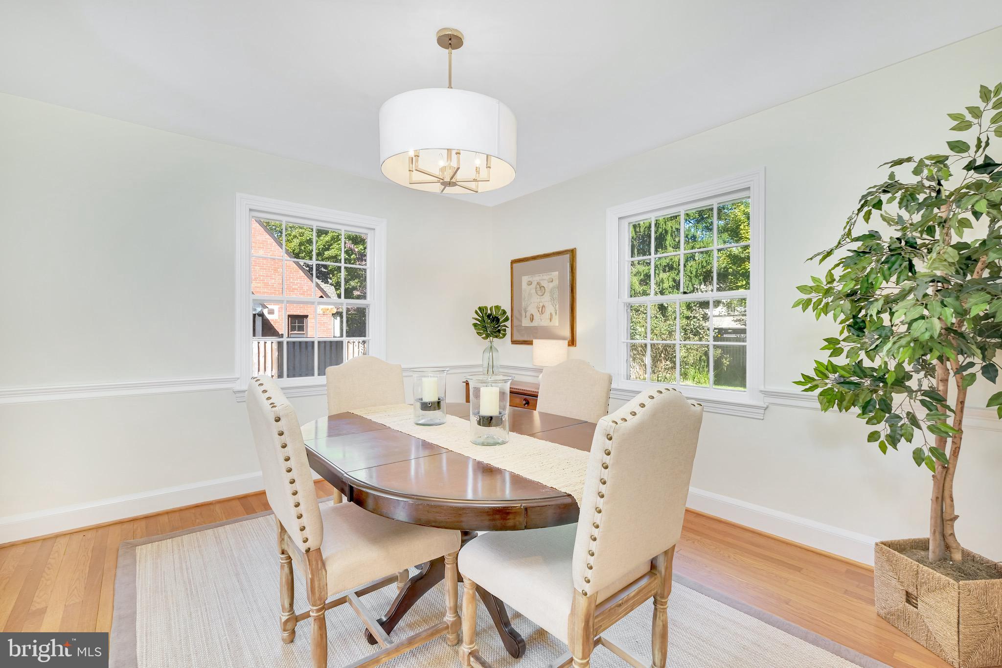 1113 Woodside Parkway Silver Spring, MD 20910 - Photo 6 of 32 Dining Room with garden views