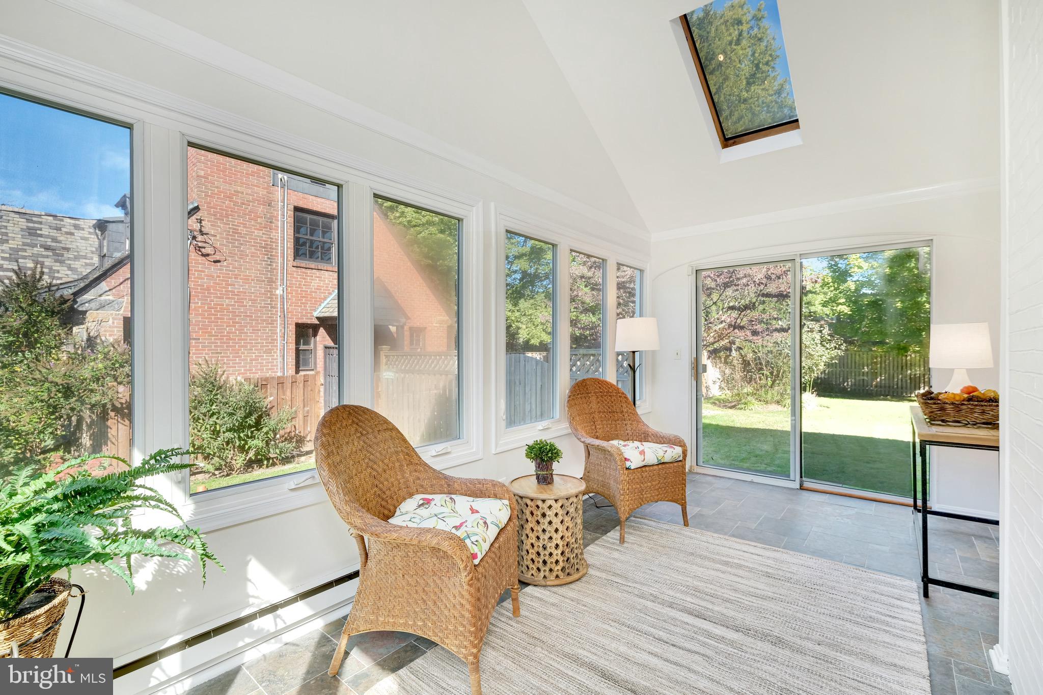 1113 Woodside Parkway Silver Spring, MD 20910 - Photo 7 of 32 Sunroom with Skylight