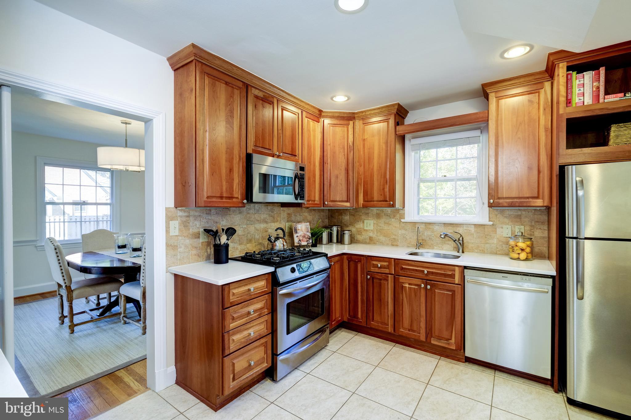 1113 Woodside Parkway Silver Spring, MD 20910 - Photo 9 of 32 Updated Kitchen