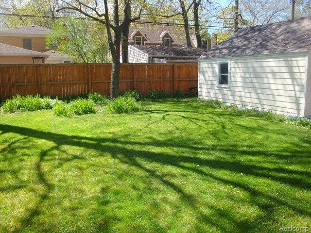 3645 Kenmore Road Berkley, MI 48072 - Photo 21 of 23 Fenced back yard