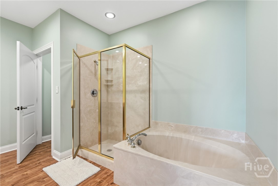 214 Butler Avenue, Unit 306 Tybee Island, GA 31328 - Photo 32 of 49 Separate walk-in shower and water closet in Guest Bathroom