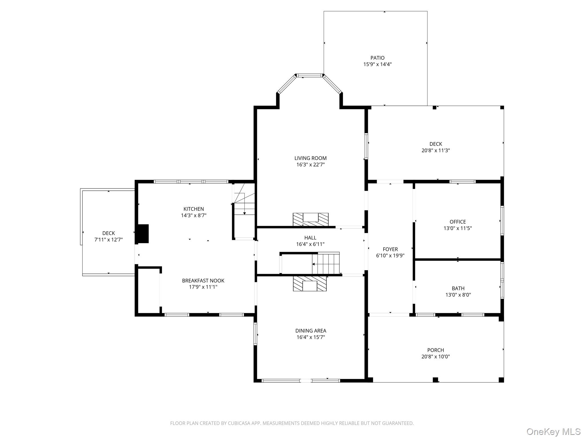 37 Paulding Avenue Cold Spring, NY 10516 - Photo 38 of 39 Floor plan for first floor