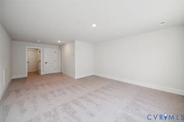 a view of an empty room