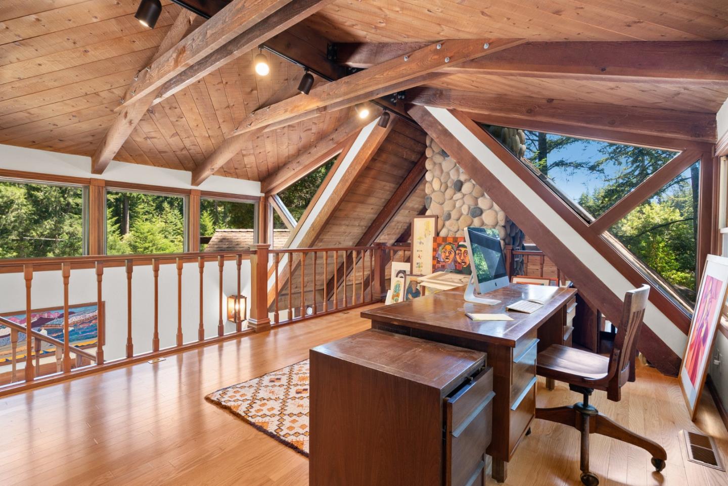 4611 Bonny Doon Road Santa Cruz, CA 95060 - Photo 16 of 94 a view of an outdoor space with seating area